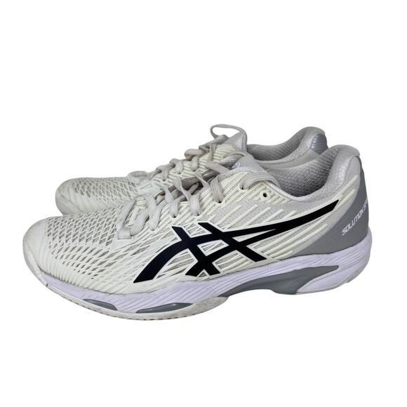 Asics Solution Speed FF 2 Tennis Pickleball Womens Size 8 White Lace Up 1042A136 - Picture 2 of 10